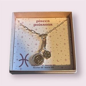 Pisces Zodiac Charm Necklace in Original Gift Box